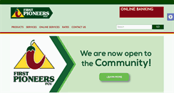 Desktop Screenshot of firstpioneers.com